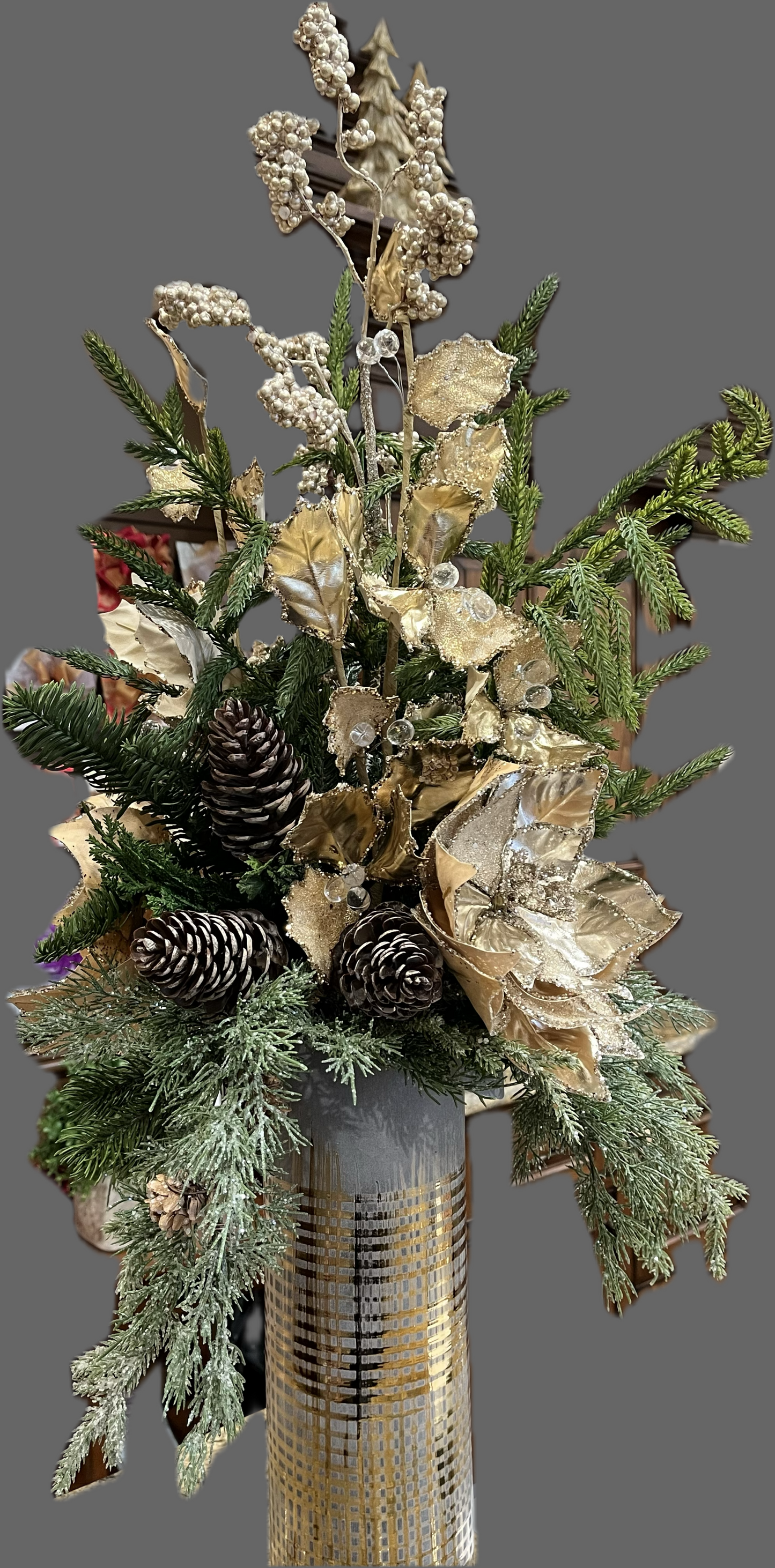 Elegant Winter Evergreen