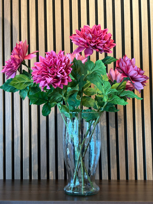 Dalia fuchsia, natural touch