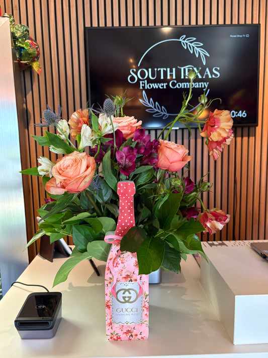 Sparkling rosé Vase