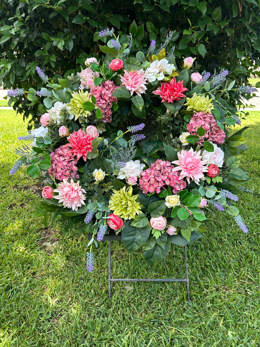 Elegant Garden Wreath